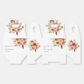 Herbst-Blume-Hochzeit Geschenkschachtel (Ungeklappt)