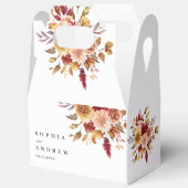 Herbst-Blume-Hochzeit Geschenkschachtel (Offen)