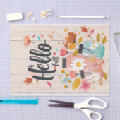 Herbst-Blume in Mason Jars Decoupage Seidenpapier (Handwerk)