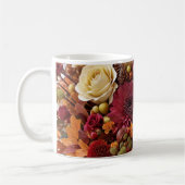Herbst-Blume Kaffeezubereitung Tasse (Links)