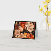 Herbst-Blume Karte (Gelbe Blume)