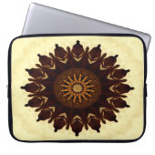 Herbst Blume Mandala...... Laptopschutzhülle (Vorderseite)