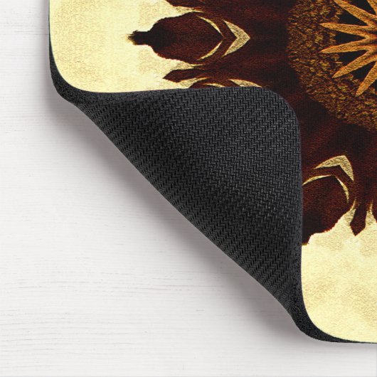 Herbst Blume Mandala...... Mousepad (Ecke)