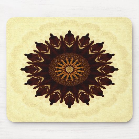 Herbst Blume Mandala...... Mousepad (Vorne)