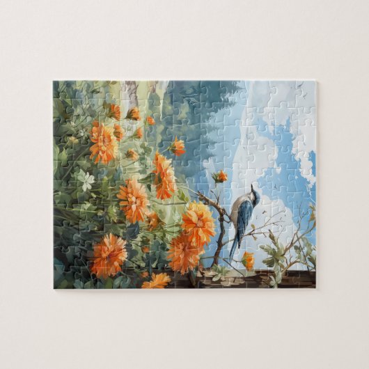 Herbst Blume Marigold Puzzle 110 Stk. 20,3 x 25,4 (Horizontal)