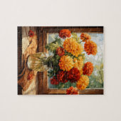 Herbst Blume Marigold Puzzle 110 Stk. 20,3 x 25,4 (Horizontal)