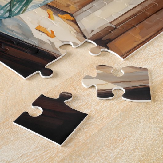 Herbst Blume Marigold Puzzle 110 Stk. 20,3 x 25,4  (Seite)