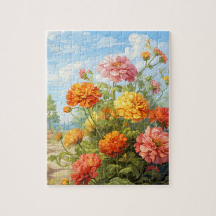 Herbst Blume Marigold Puzzle 110 Stk. 20,3 x 25,4 