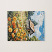 Herbst Blume Marigold Puzzle 110 Stk. 20,3 x 25,4  (Horizontal)