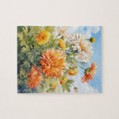 Herbst Blume Marigold Puzzle 110 Stk. 20,3 x 25,4 (Horizontal)