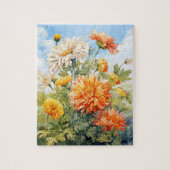 Herbst Blume Marigold Puzzle 110 Stk. 20,3 x 25,4 (Vertikal)