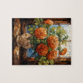 Herbst Blume Marigold Puzzle 110 Stk. 20,3 x 25,4 (Horizontal)