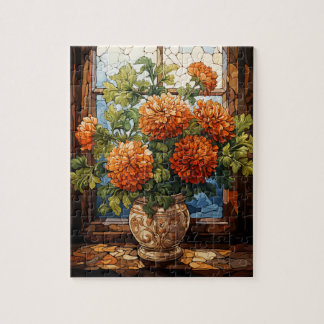 Herbst Blume Marigold Puzzle 110 Stk. 20,3 x 25,4