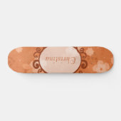 Herbst-Blume Mini-Skateboard Skateboard (Horizontal)