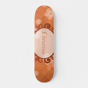 Herbst-Blume Mini-Skateboard Skateboard