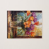 Herbst Blume Saffron Crocus Puzzle 110 Stk. 20,3 x (Horizontal)