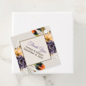 Herbst-Blume und Pampas-Grass-Hochzeit Geschenkanhänger (Beispiel)