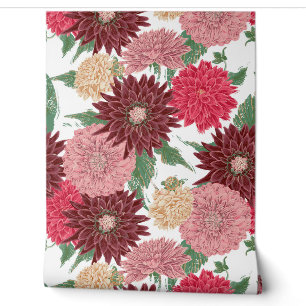 Herbst Blumen Dahlien Tapete