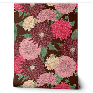 Herbst Blumen Dahlien Tapete