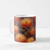 Herbst-Blumen-Tasse Kaffeetasse (Vorderseite Links)