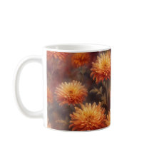 Herbst-Blumen-Tasse