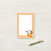 Herbst, Blumenkohl, Kürbis nach it Noten Post-it Klebezettel (Auf Schreibtisch)