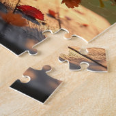 Herbst-Blumenstrauß Puzzle (Seite)