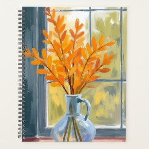 Herbst-Blumenvase-Aquarell Planer