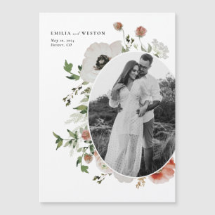 Herbst Bohemian Hochzeit Magnet zum Speichern des