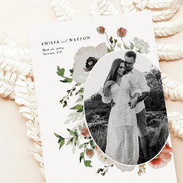 Herbst Bohemische florale Hochzeit im Herbst Save Save The Date