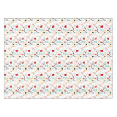 Herbst-Boho-Blätter fallen Wald Wasserfarbe Tischdecke (Vorderseite (Horizontal))