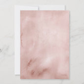 Herbst-Boho HerbstfloralGirl Babykleiderdusche Einladung (Rückseite)