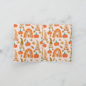 Herbst-Boho-Rainbow-Erntedank Einladung (Innenseite)