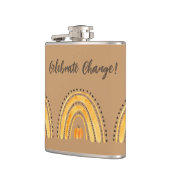 Herbst Boho Regenbogen-Flasche Flachmann (Links)