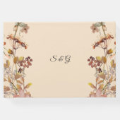 Herbst-Boho-Wildblume Gästebuch (Rückseite)