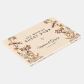 Herbst-Boho-Wildblume Gästebuch (Ecke)