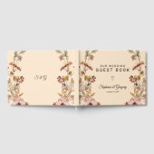Herbst-Boho-Wildblume Gästebuch (Voll)