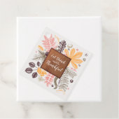 Herbst Botanicals Danke Geschenkanhänger (Beispiel)