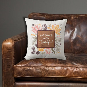 Herbst Botanicals zum Thanksgiving-Fest Kissen