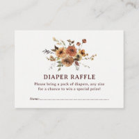 Herbst Botanische Herbst-Kürbis-Windel-Raffle