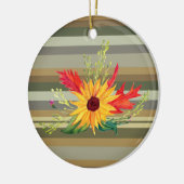 Herbst Bouquer Sonnenblume Herbst Dekorative Ornam Keramik Ornament (Links)