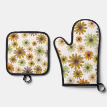 Herbst Bouquet Oven Mitt und Pot Holder