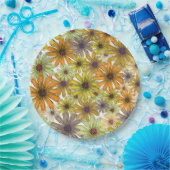 Herbst-Bouquet-Papierplatte Pappteller (Party)