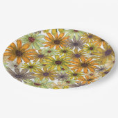 Herbst-Bouquet-Papierplatte Pappteller (Schrägansicht)