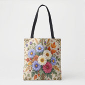 Herbst-Bouquet von Asters und Dahlias Tasche (Vorderseite)