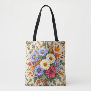 Herbst-Bouquet von Asters und Dahlias Tasche