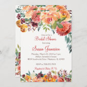 Herbst Brautparty, Babydusche Einladung (Vorne/Hinten)