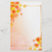 Herbst Briefpapier (Vorderseite)