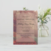 Herbst bringt Bridal-Dusche zur Einladung (Stehend Vorderseite)