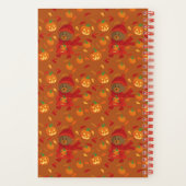 Herbst Brown Bär Kid Journal Spiral Notebook Notizblock (Rückseite)